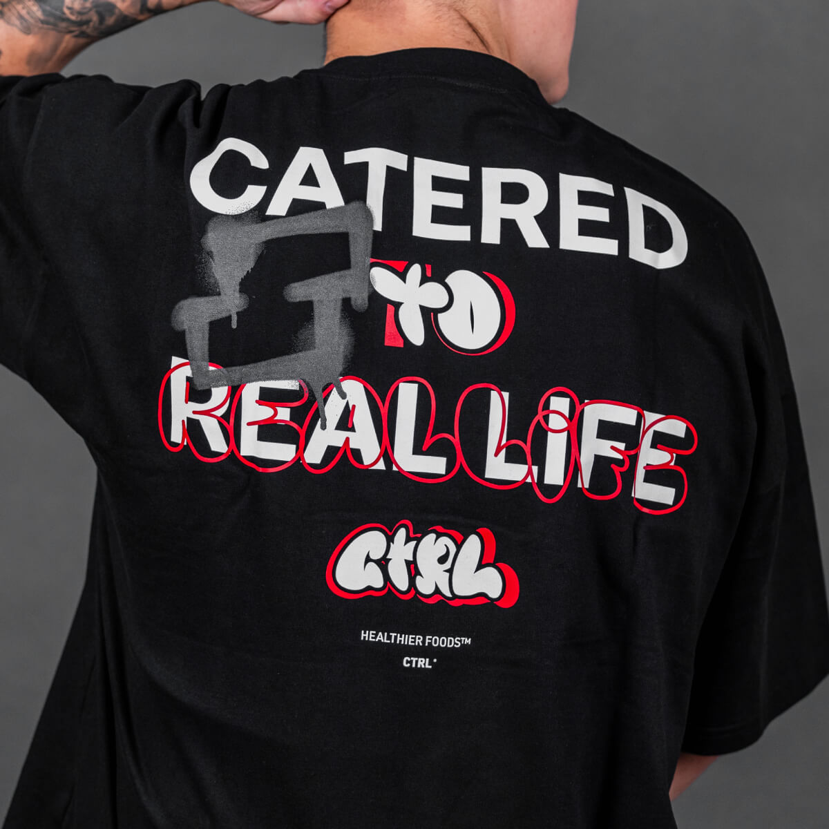 Graffiti Red - Oversized T-Shirt