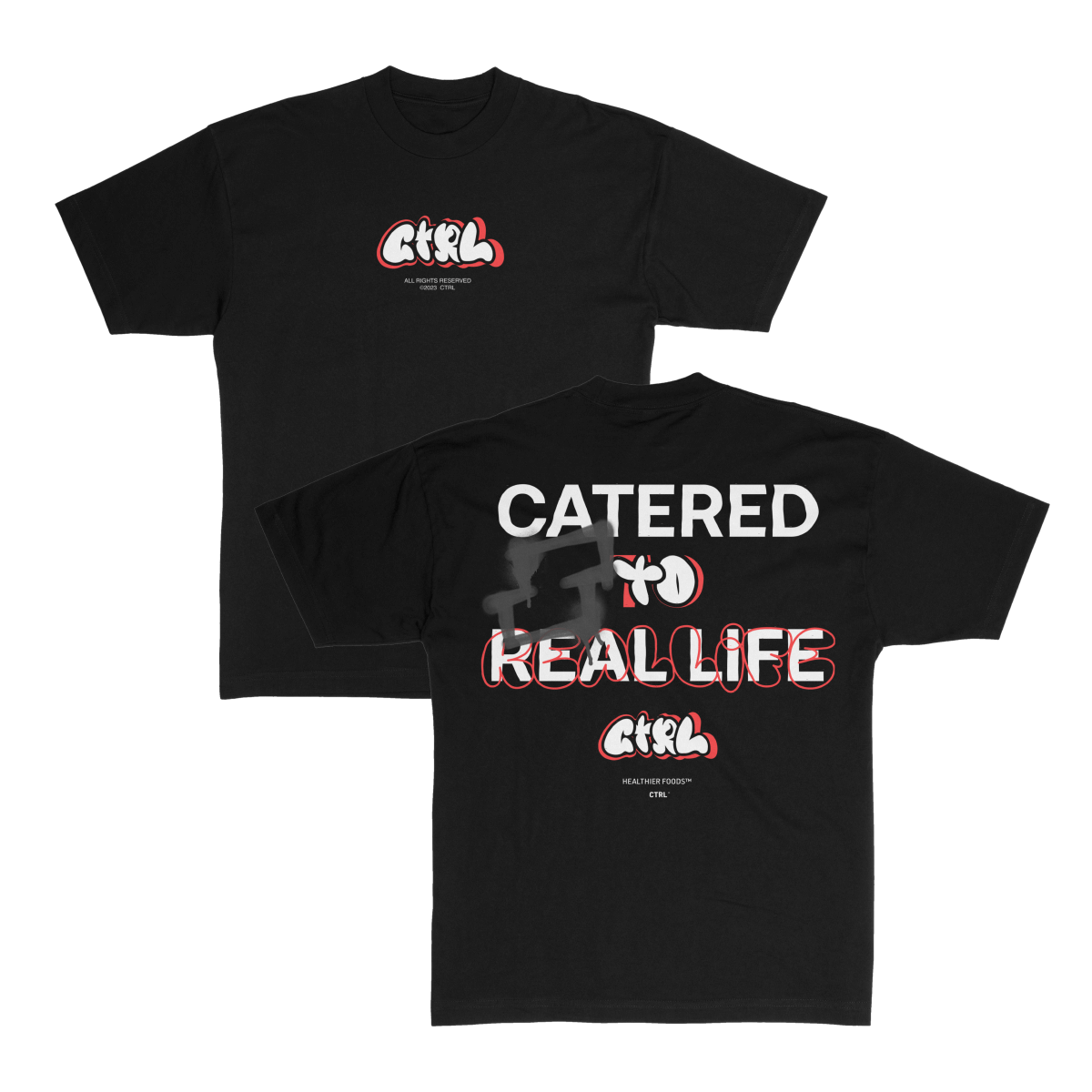 Graffiti Red - Oversized T-Shirt