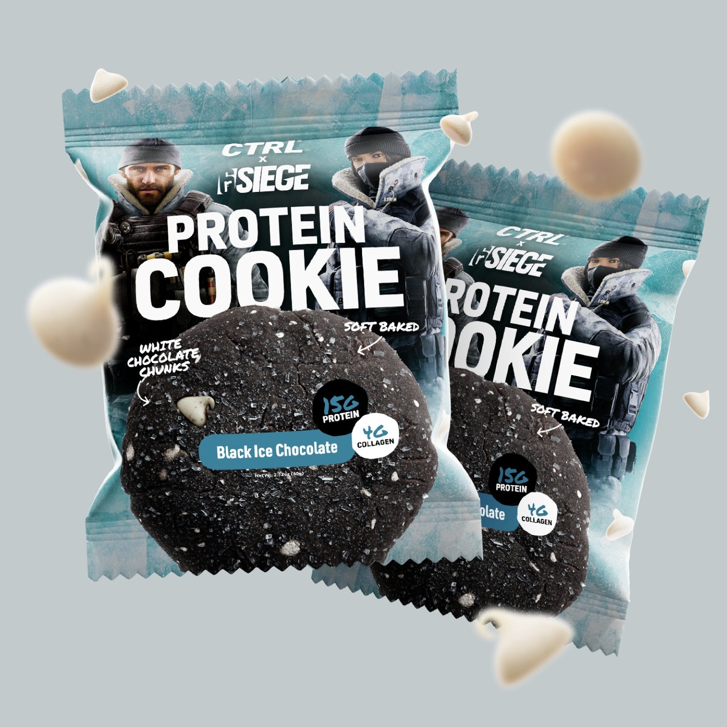 CTRL® - Protein Cookie Soft Baked: Cookies N' Cream - 12 Cookies