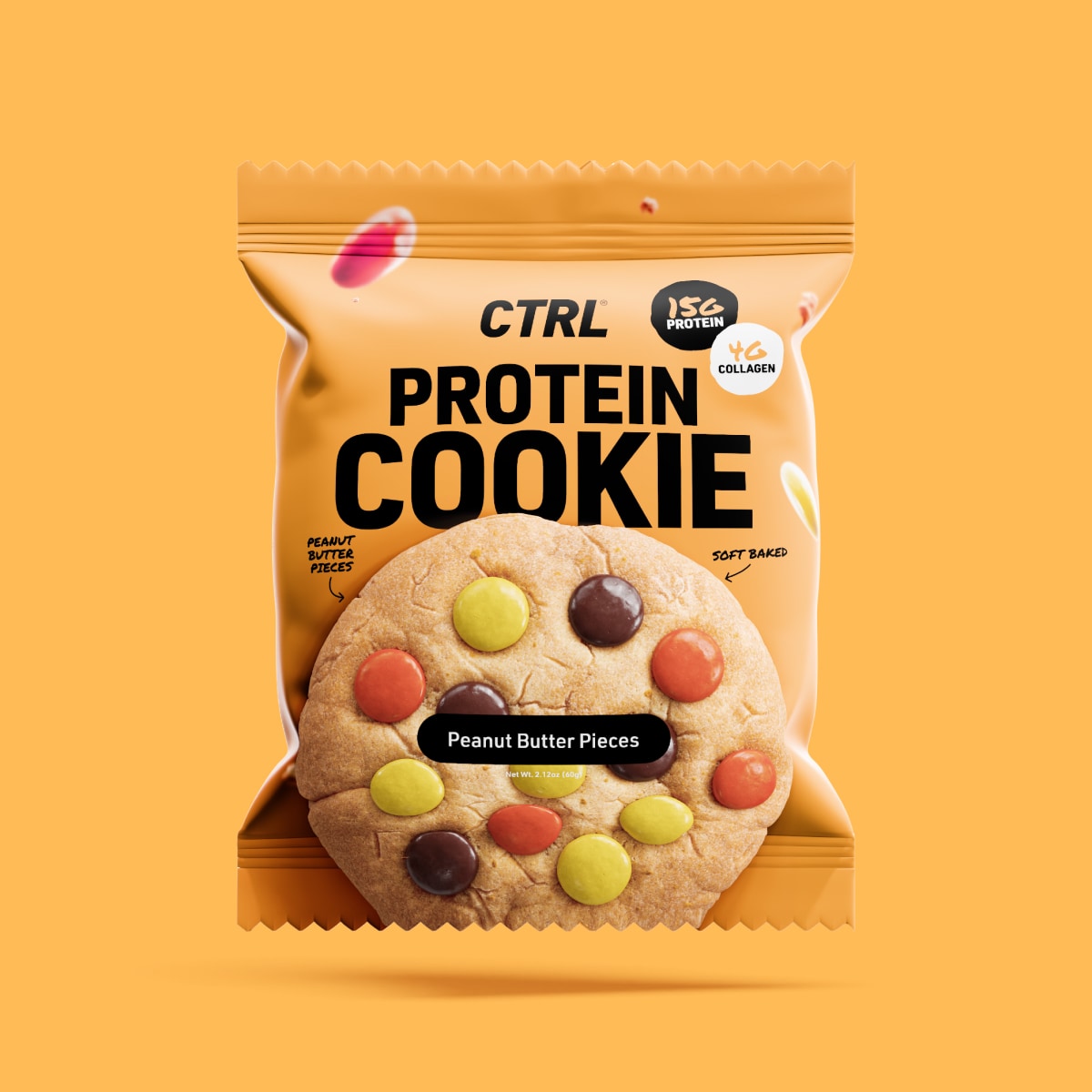 Peanut Butter Pieces - Protein Cookie (1 Cookie)