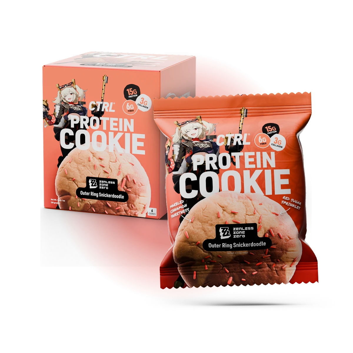 Zenless Zone Zero Outer Ring Snickerdoodle I Protein Cookie I CTRL