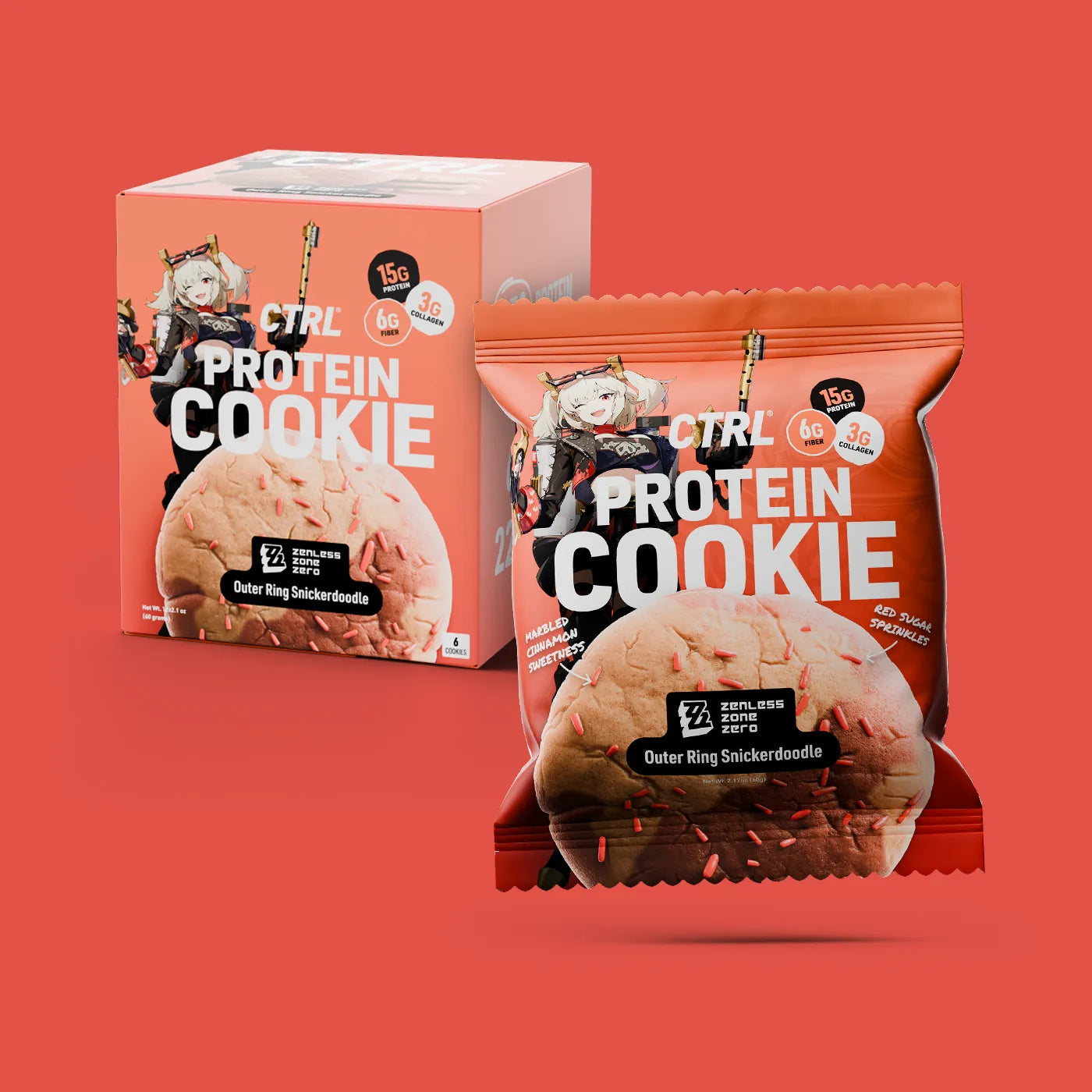 Zenless Zone Zero Outer Ring Snickerdoodle I Protein Cookie I CTRL Zenless Zone Zero Outer Ring Snickerdoodle I Protein Cookie I CTRL